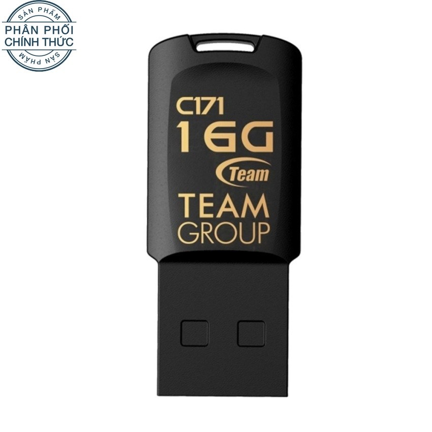 USB chống nước TEAM C171 16GB (Đen) - Hãng phân phối chính thức