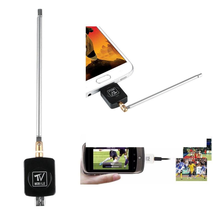 USB DVB-T Digital TV Tuner Receiver For Android Smartphone Tablet PC HDTV Black