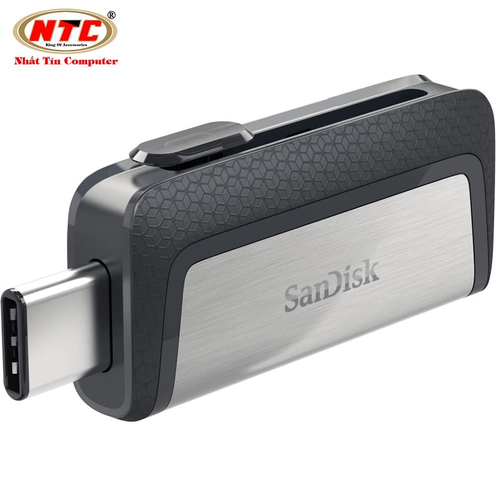 USB OTG Sandisk Ultra Dual Type-C 3.1 16GB 130MB/s (Bạc)