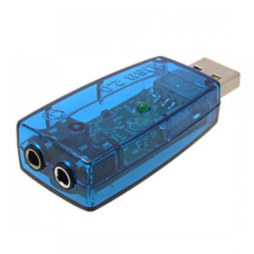 USB ra sound 2.1 âm thanh 3D Sound (Xanh)