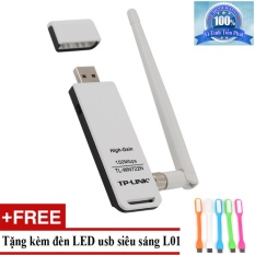 Tìm hiểu về giá USB Thu Wifi TP-Link TL-WN722N + Tặng đèn LED usb mã L01  
