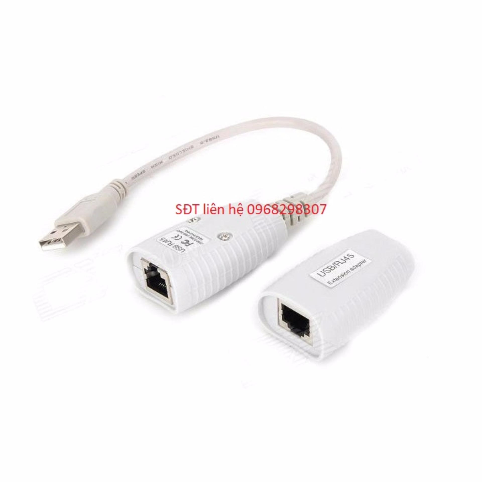 USB to RJ45 LAN Cable Extension Adapter Extender Over Cat5 RJ45 Cat6 Patch Cord