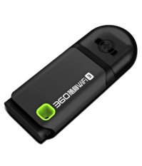Usb Wifi Mini Router 360 chia sẻ mạng không dây (Đen)