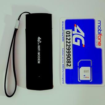 USB WIFI sử dụng 2G/3G/4G + Tặng Sim 4G Mobifone 60GB  