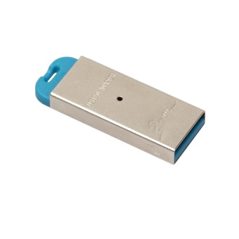USB2.0 High Speed Memory Card Reader Adapter TF Card Reader (Silver + Blue) - intl  