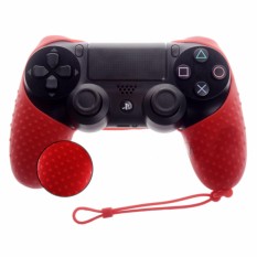 Vỏ bọc silicone thế hệ mới tay cầm PlayStation 4 (Đỏ)
