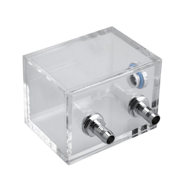 Bảng giá Water Tank for PC Water Cooling System with 2pcs Tube Connecters 1pc Block (Clear) - intl Phong Vũ
