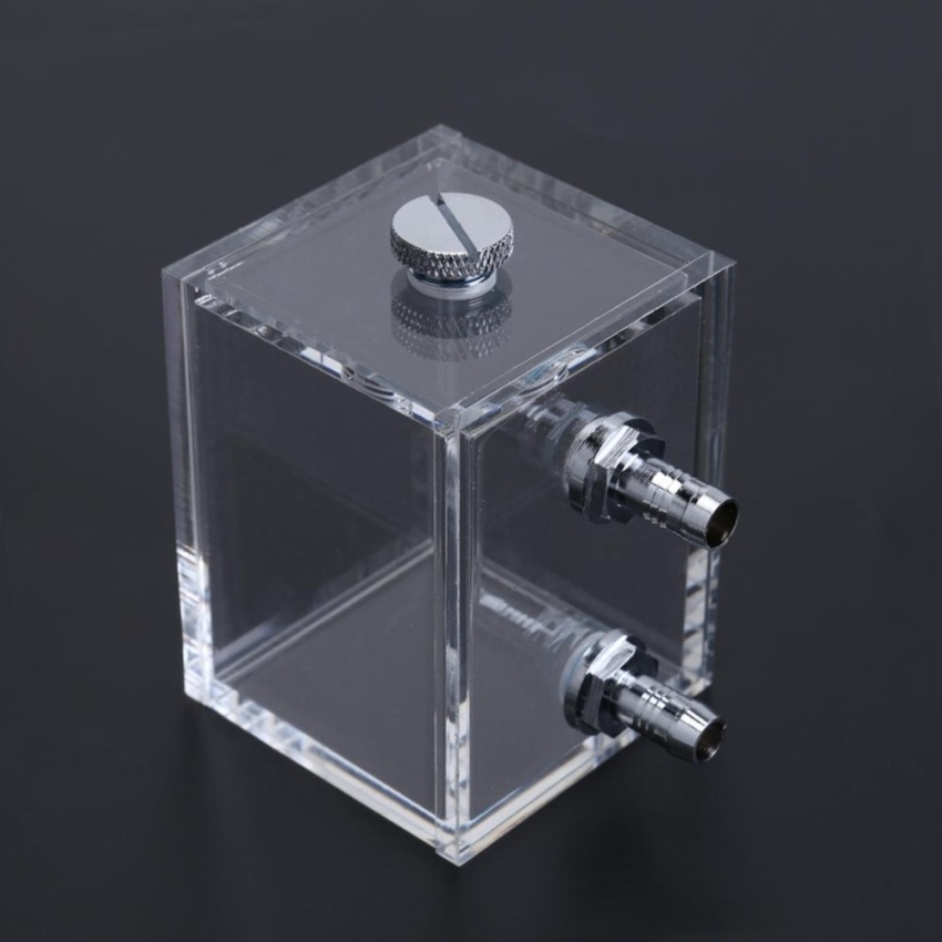 Water Tank for PC Water Cooling System with 2pcs Tube Connecters 1pc Block - intl