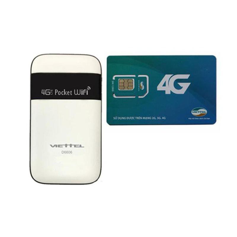 Bảng giá Wifi Router 4G D6606 + Sim Dcom 4G 20G/tháng Phong Vũ