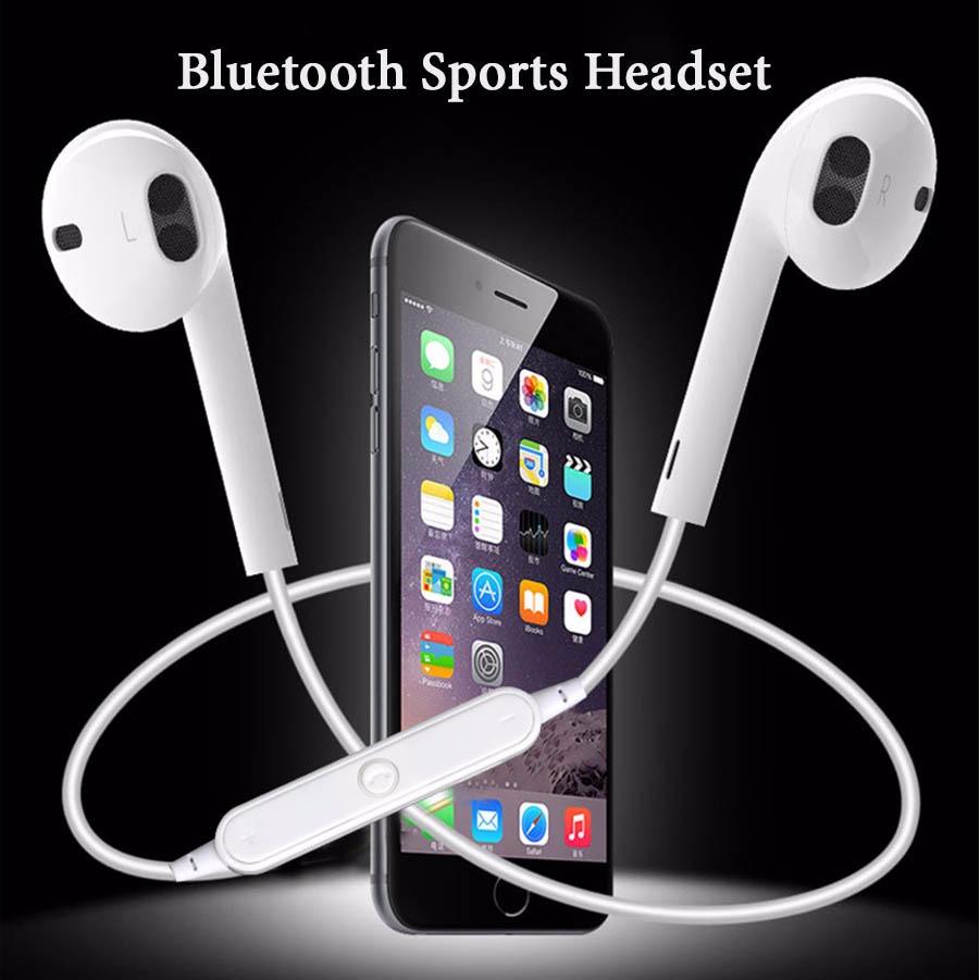 [ XẢ KHO ] Tai Nghe Bluetooth Sport S6 { HÀNG CHẤT } + tặng kèm dây sạc 39k