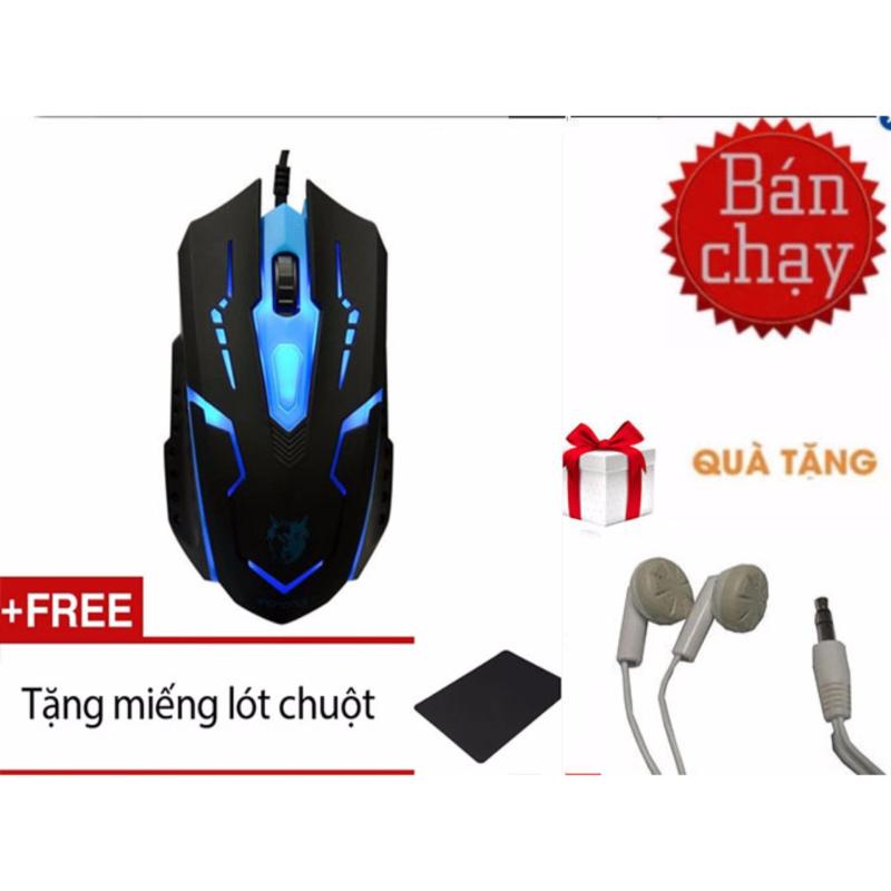 Bảng giá (XEM VIDEO) Chuột chơi game Fz X15 + Tặng miếng lót chuột+ tai nghe nhét tai Phong Vũ