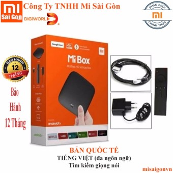 Xiaomi Mibox 4K Android Global Tiếng Việt (Digiwolrd phân phối)  