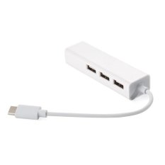 YBC bộ chuyển đổi USB 3.1 Type C sang USB Hub With RJ45 Ethernet Lan Adapter dành cho Macbook – quốc tế