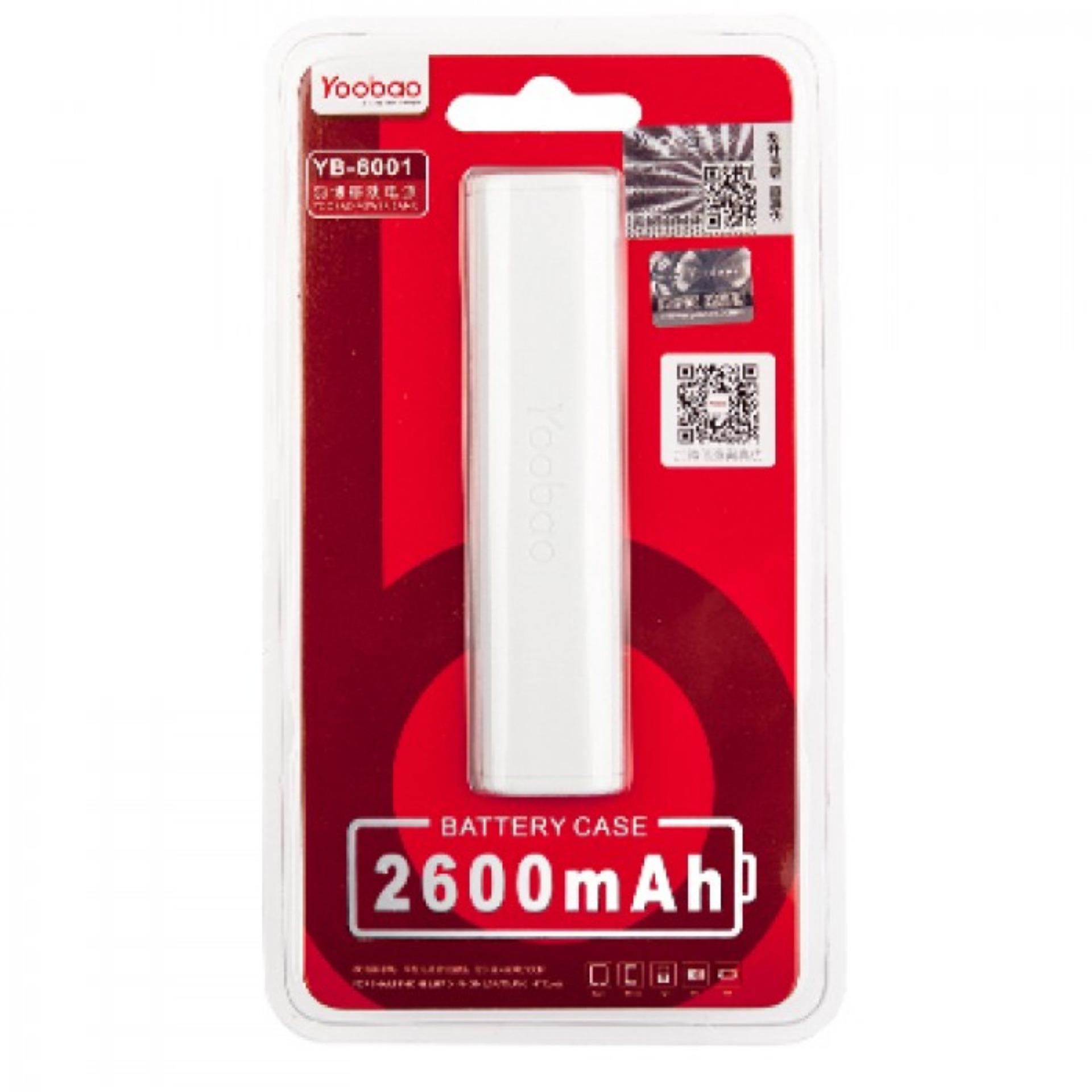 YOOBAO YB6001 _2600mAh( MÀU TRẮNG)