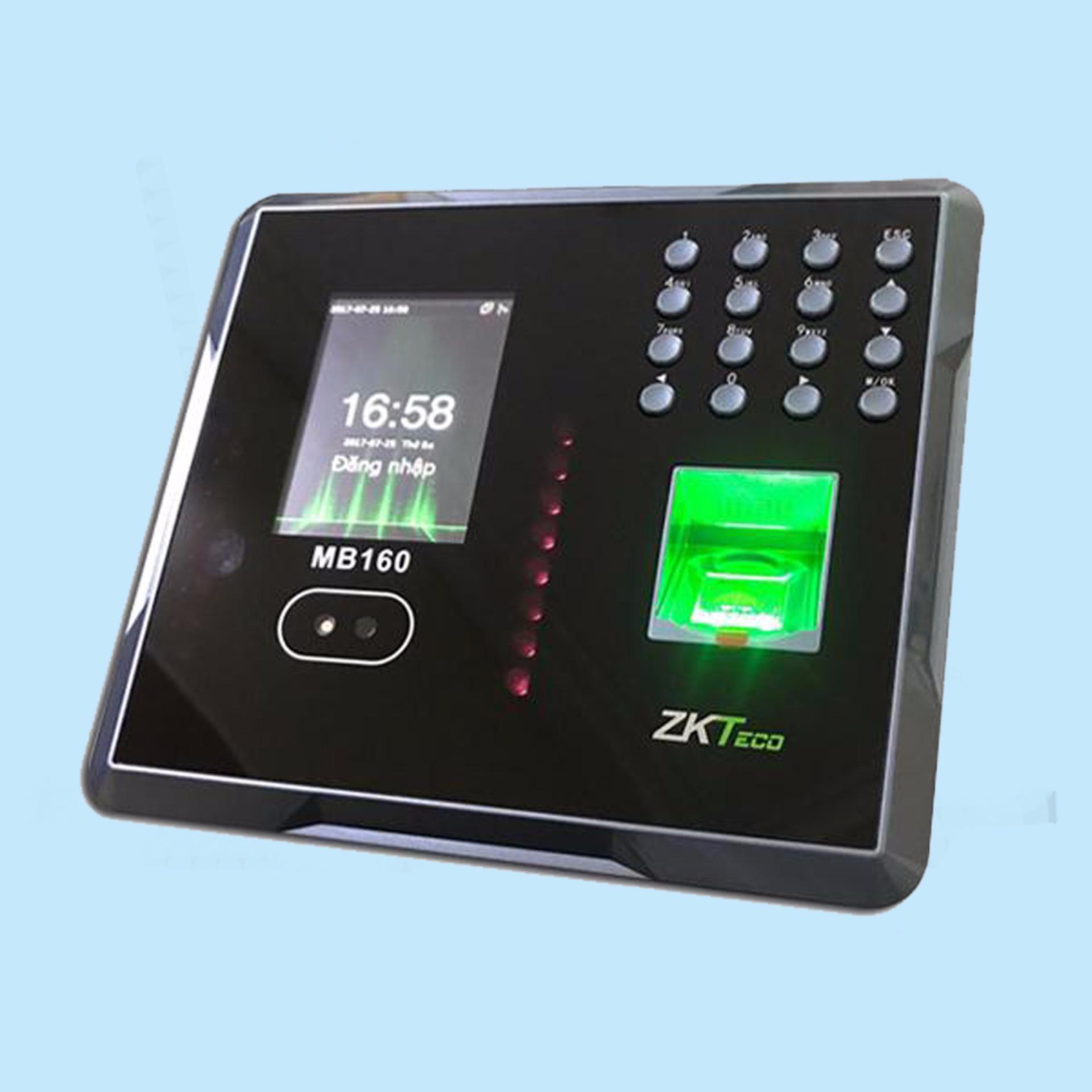 Zkteco MB160: Máy chấm công & kiểm soát ra vào bằng khuôn mặt, vân tay và thẻ
