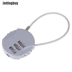 Jettingbuy 1 Cái 3.7*9Cm Mini 3 Chữ Số Kết Hợp Hành Lý Du Lịch Mã Vali Khóa Ổ Khóa