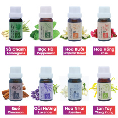 Tinh dầu Sả Chanh, Oải Hương, Quế, Lan Tây, Hoa Bưởi, Hoa Nhài, Bạc Hà 10ml