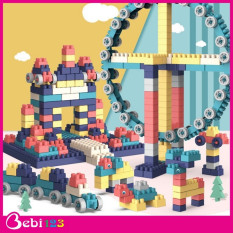 Bộ lego lắp ghép mô hình 220 chi tiết siêu trí tuệ cho bé