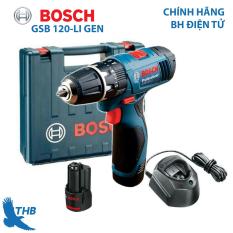 Máy khoan bắt vít Máy khoan tường dùng Pin Bosch GSB 120-Li New 2021 Pin 12V-2.0Ah Xuất xứ Malaysia Bảo hành điện tử 6 tháng