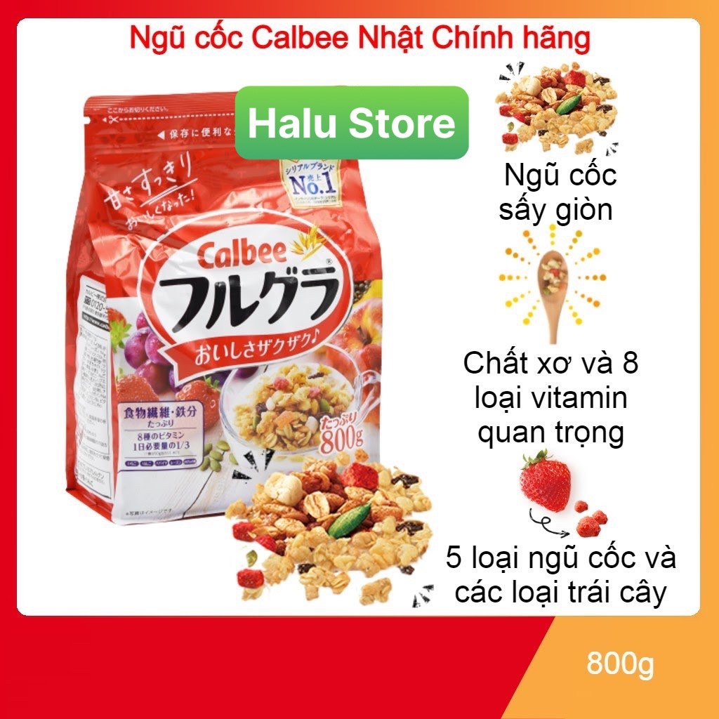 (HSD 03/2023) Ngũ cốc Calbee ăn kiêng giảm cân Nhật Bản với đủ vị ngon tuyệt- mix sữa chua hoa...