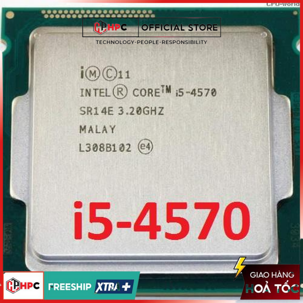 Vi Xử Lý CPU Intel Core i5 4570 (4 Nhân 4 Luồng) Tray Chính Hãng