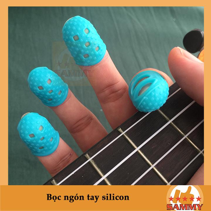 [HCM]Phụ kiện bọc đầu ngón tay chơi Guitar 1 bộ gồm 4 cái cho 4 ngón giúp bảo vệ ngón...