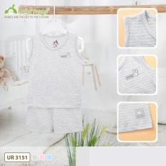 Bộ ba lỗ kẻ nhỏ Pettit Uala&Rogo UR3151 cho bé