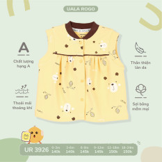Áo GILE cho bé Uala rogo 0-2 tuổi cotton thoáng mát quần áo trẻ em 3926