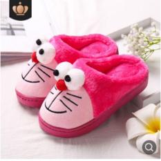 DÉP lông mang trong nhà Trẻ em BÉ TRAI – BÉ GÁI hình doremon dễ thương cho bé từ 3 tuổi đến 14 tuổi