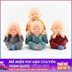 Bộ Tượng 4 Chú Tiểu 4 Không, Mang Lại Bình Yên, May Mắn