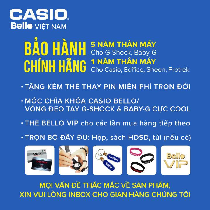Đồng hồ Casio Nam AE-1200WHD-1A chính hãng giá rẻ - Bảo hành 1 năm - Pin trọn đời