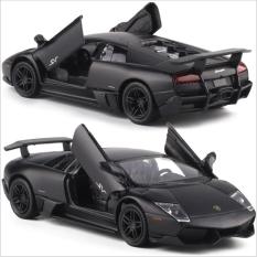Xe ô tô mô hình kim loại tỷ lệ 1:36 Lamborghini chất liệu nhôm chắc chắn, kích thước 12x6x3.5cm, dùng để trưng bày hoặc cho bé chơi