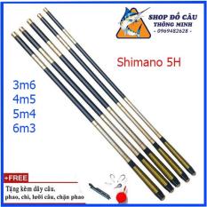 Cần Câu Tay 5H Shimano, Can Cau Ca, Can Cau Tay Shiamno 5H, Cần Câu Tay Giá Rẻ Cao Cấp, đủ size 3m6, 4m5, 5m4, 6m3. Tặng Ngày Bộ phụ kiện như hình 50k . ( Shop Đồ Câu Thông Minh)