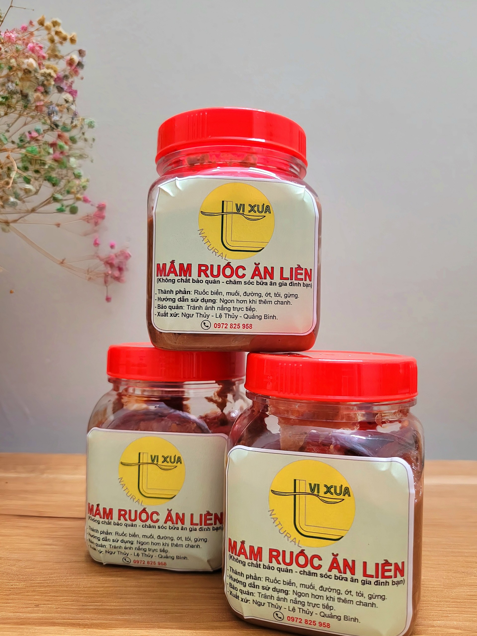 mắm ruốc ăn liền