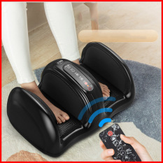 Máy massage chân JIAME công nghệ Hàn Quốc kèm điều khiển từ xa thông minh, liệu pháp mát xa từ áp suất không khí và con lăn nhiệt, giúp giảm căng thẳng mệt mỏi, lưu thông máu, chống tê bì chân tay