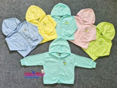 (3-15kg) Áo khoác nón Màu thun cotton cho bé