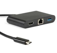 Đầu kết nối USB, LAN, HDMI vào máy tính bảng