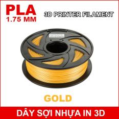 Dây sợi nhựa PLA in 3D 1.75mm 1Kg Gold