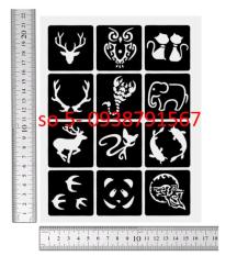 KHUÔN VẼ HENNA – KHUÔN VẼ HÌNH XĂM 48 hình mini