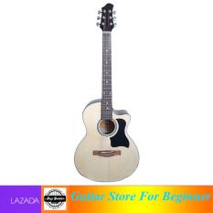 Đàn guitar Acoustic DVE70 (màu gỗ) – Duy Guitar – Shop đàn guitar đệm hát giá tốt dành cho người mới tập – Uy tín
