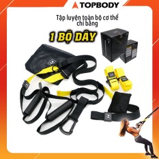 Bộ Dây TRX P3 Pro 1 và Pro 3 TOPBODY, dây treo kháng lực đa năng tập Gym, thể dục tại nhà – DTREO02