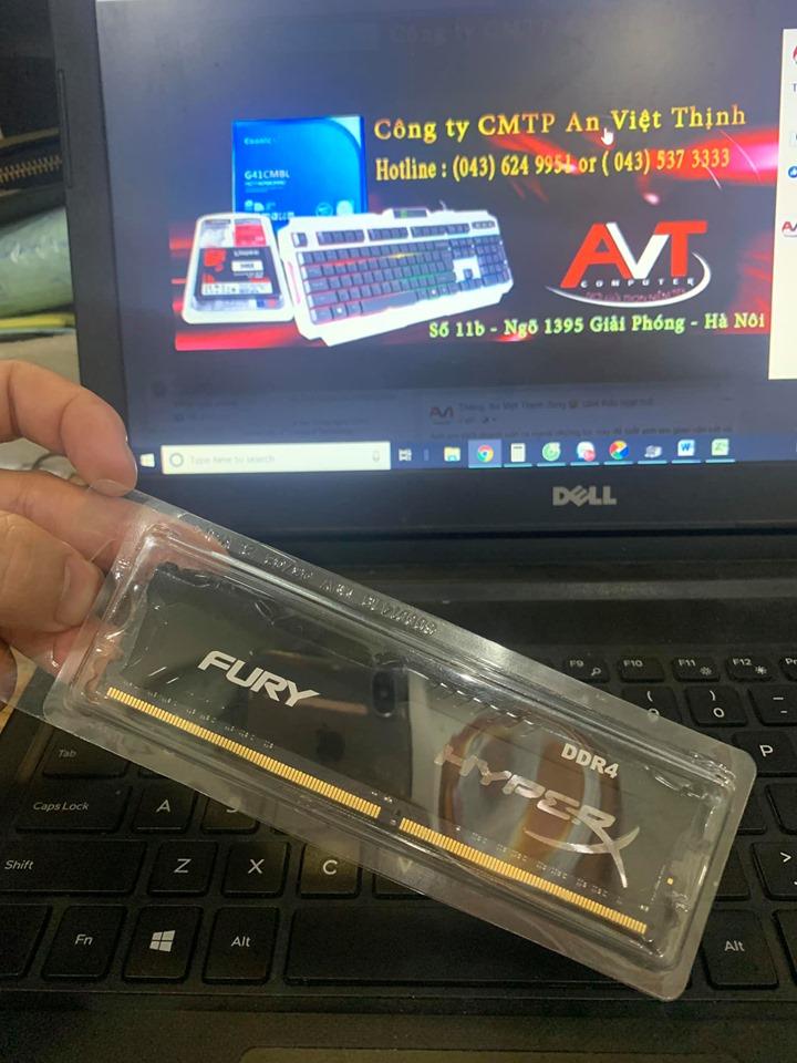 Ram DDR4 16GB Bus 2666 Kingston HyperX Fury hàng mới 100% bảo hành 36 tháng