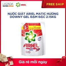 Túi nước giặt Ariel Matic Hương Downy gel đậm đặc 2.15kg