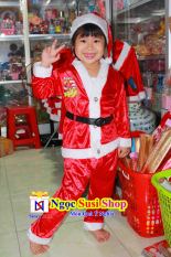 [CÓ QUÀ TẶNG] BỘ ĐỒ ÔNG GIÀ NOEL CHO BÉ TỪ 1- 10 TUỔI – VẢI NHUNG CAO CẤP [ BÁN LẺ GIÁ SỈ]