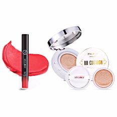 (Mua 1 Tặng 1) Phấn Nước Công Nghệ Hàn Quốc 3 in 1 Myloky+ Tặng Son Kem Siêu lì Myloky 3 màu tự chọn