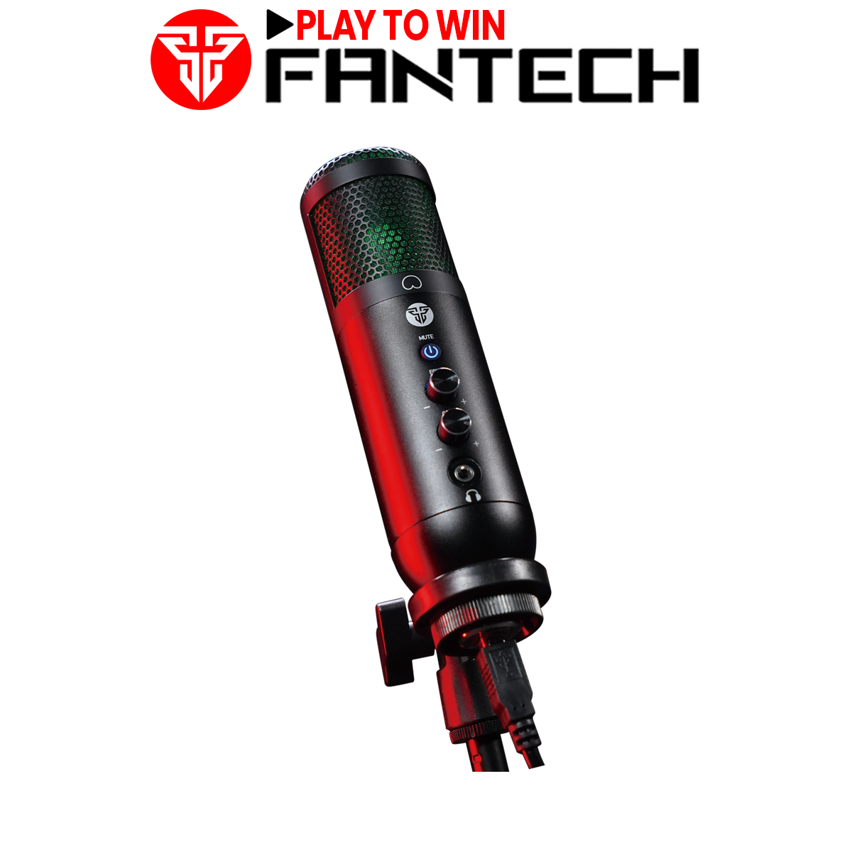 Bộ Micro Thu Âm Livestream Chuyên Nghiệp Fantech MCX01 LEVIOSA LED RGB Âm Thanh Chất Lượng Cao – Hãng Phân Phối Chính Thức