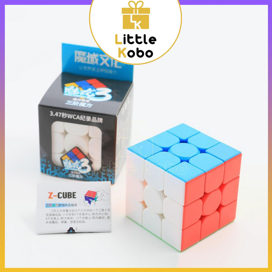 Rubik 3x3 Stickerless Moyu MeiLong 3 MFJS 3 Rubic 3 Tầng 3x3x3 Đồ Chơi Trí Tuệ