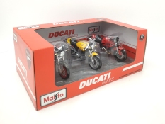 Fahasa – Mô Hình Bộ 3 Xe Mô Tô 1:18 Ducati MT32039