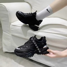 (VIDEO) giày nữ thể thao Fashion Gót bạc siêu đẹp dây chữ kiểu dáng ulzzang cá tính