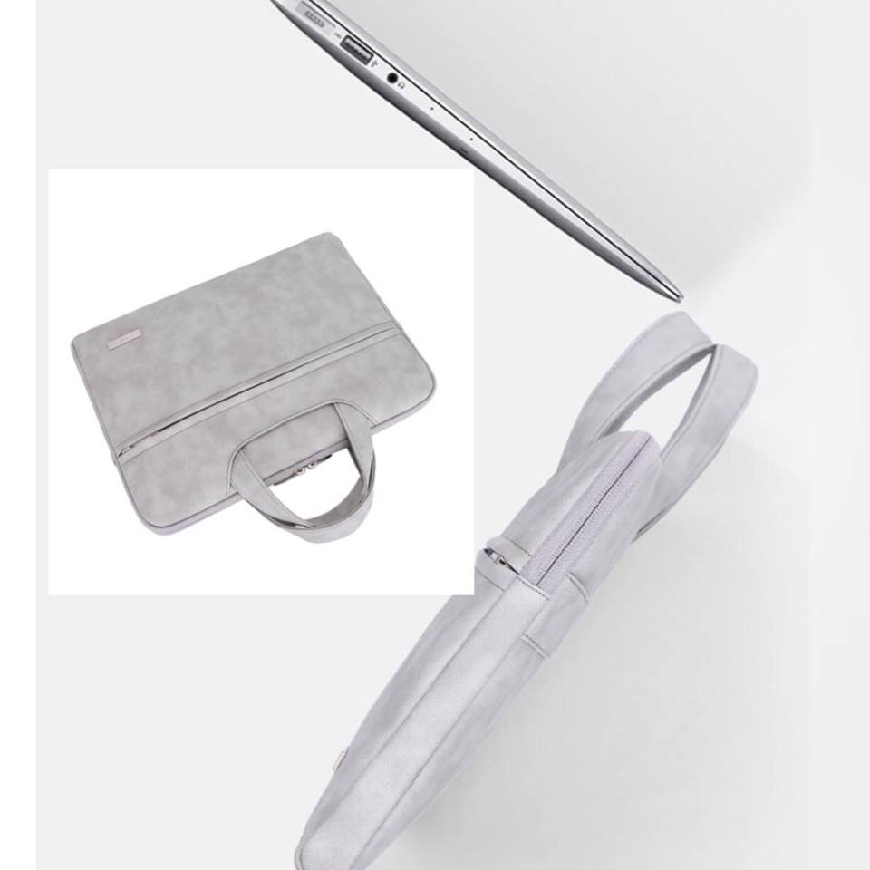 Túi xách da chống sốc cho macbook, laptop surface